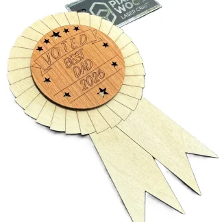 Fridge Magnet - Fathers Day (Best Dad Rosette)